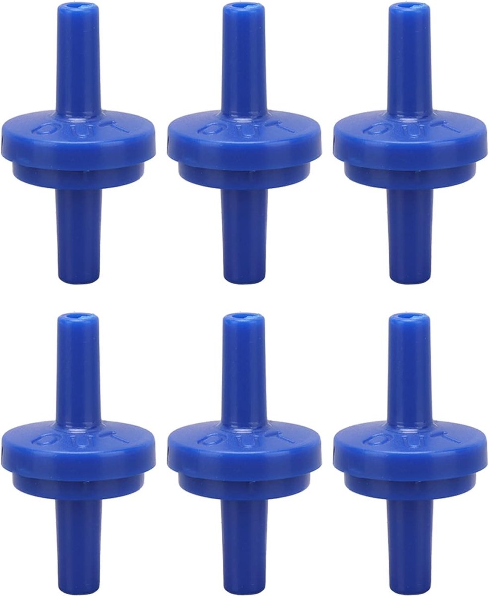 10 Stuks Eenvoudige Terugslagklep 1-Weg PP Plastic Slang Waterstop Diafragma Barb voor Luchtinlaat en Voeding Accessoires