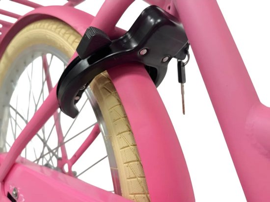 Kinderfiets Uniek Girly 24'' 3N Roze — afbeelding 5