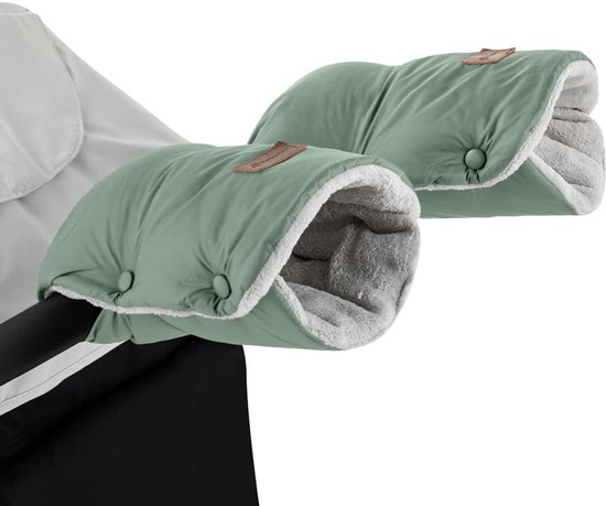 Voetenzak Kinderwagen - Babyzak - Warm Blijven - 3-in-1 Verstelbaar - 110 cm - Eucalyptus Groen — afbeelding 3