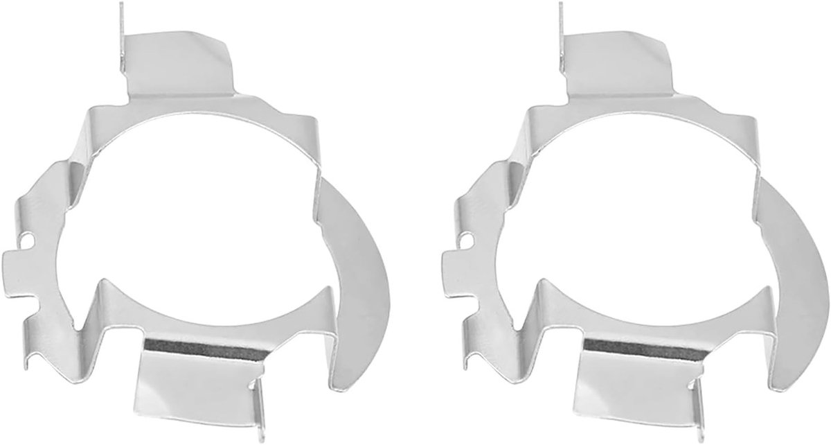 H7 LED Koplamp Adapter voor Vervangende Koplampen - Geschikt voor Audi A3, A4L, A6L - Aluminium Socket Retainer Clip