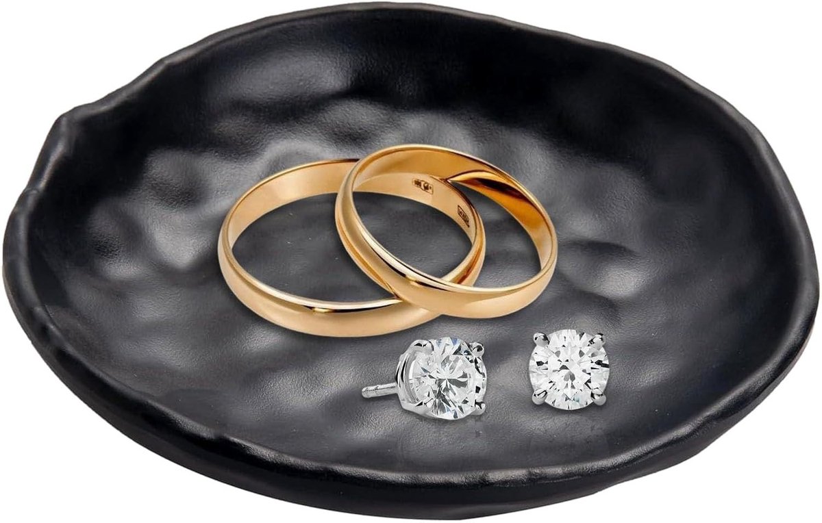 Decoratieve Sieraden Schaal voor Ringen, Armbanden en Oorbellen - Praktische Opbergoplossing voor Bureau en Entree