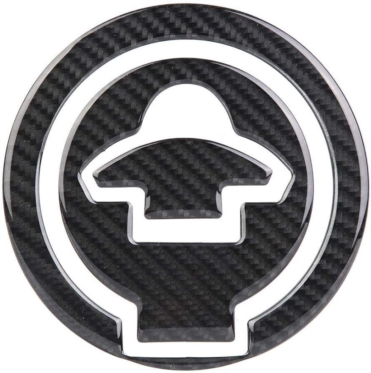 Car Tank Cover Stickers in Carbon, Beschermende Film en Decoratieve Plakstickers voor YZF-R125, YZF-R15, MT-03, YZF-R25, YZF-R3 en M-slaz150