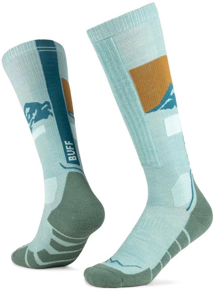 Buff ® Merino Mw Lange Sokken Groen EU 45-47