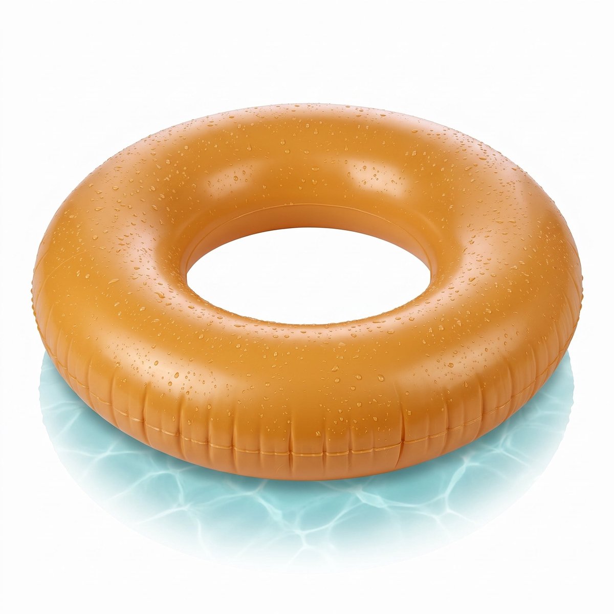 Cheqo® Zwemband Oranje - Zwemring - Opblaasbare Zwemband voor Volwassenen en Kinderen - Zwembad Speelgoed - Waterspeelgoed - Zwembad Accessoires - Opblaasband Groot - Drijfband - Float Tube voor Zwembad en Strand - Zwembenodigdheden Zomer – foto 2