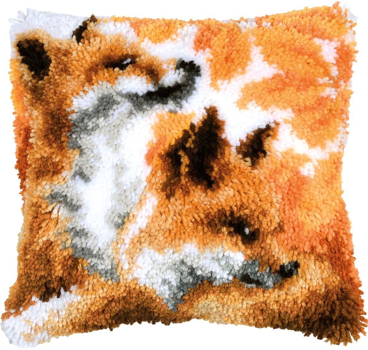 Vervaco - Knoopkussen kit Vosjes in de herfst - PN-0221709 - Borduren - Borduurpakket - Borduurpakket volwassenen - Borduurpakket kind