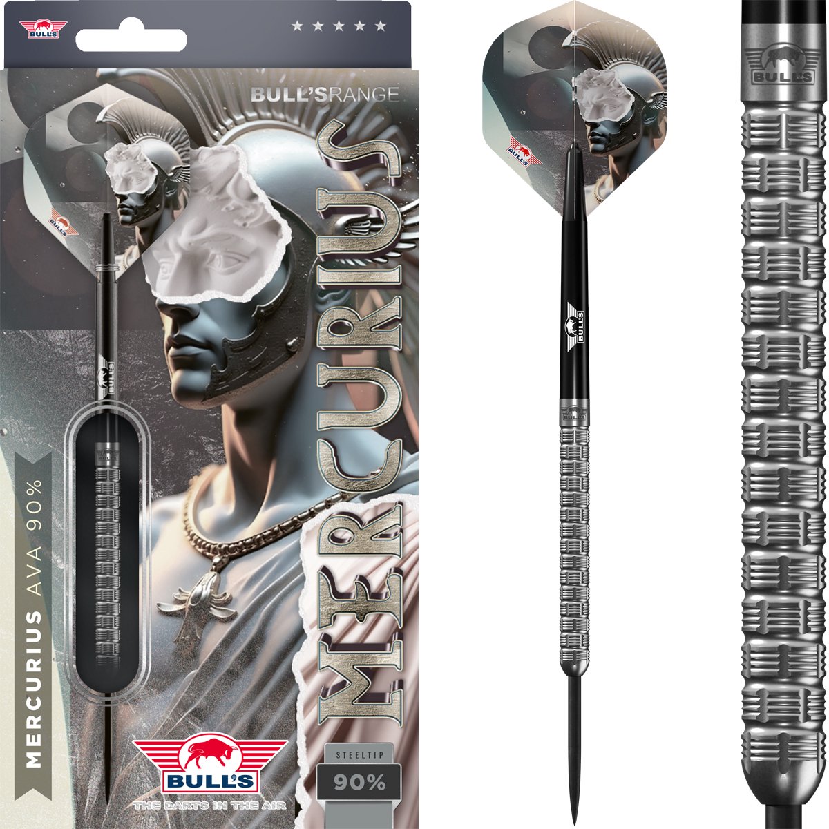Bull's Mercurius Ava 90% - Dartpijlen