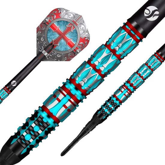 Shot Future Knights St George 95% - Soft Tip Dartpijlen van Shot! — afbeelding 4