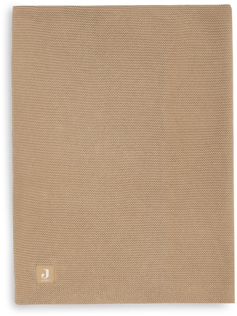 Jollein Baby Decke Kinderbett 100x150cm Basic Knit - Hazel