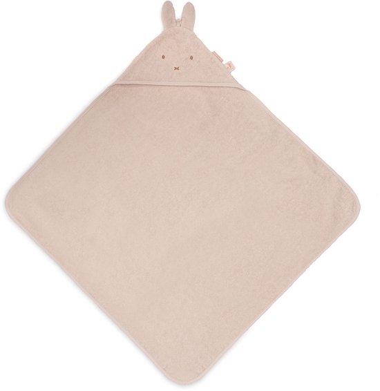 Jollein Badcape badstof 75x75cm Miffy Silk Rose van Jollein — afbeelding 2