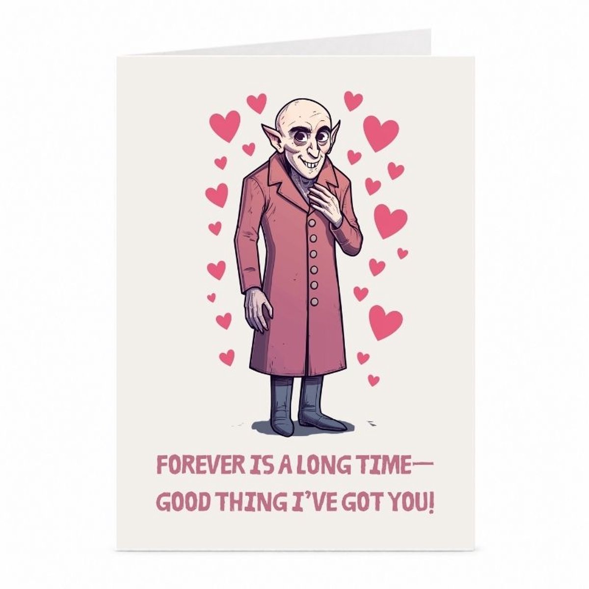 Nosferatu - Valentijnskaart - JustTheCardGuy - A6 met envelop