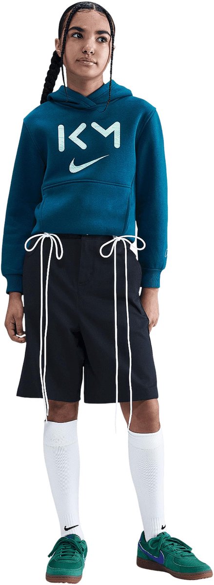 Nike Killian MB Club Fleece Sweat à Capuche Enfants Bleu canard Groen