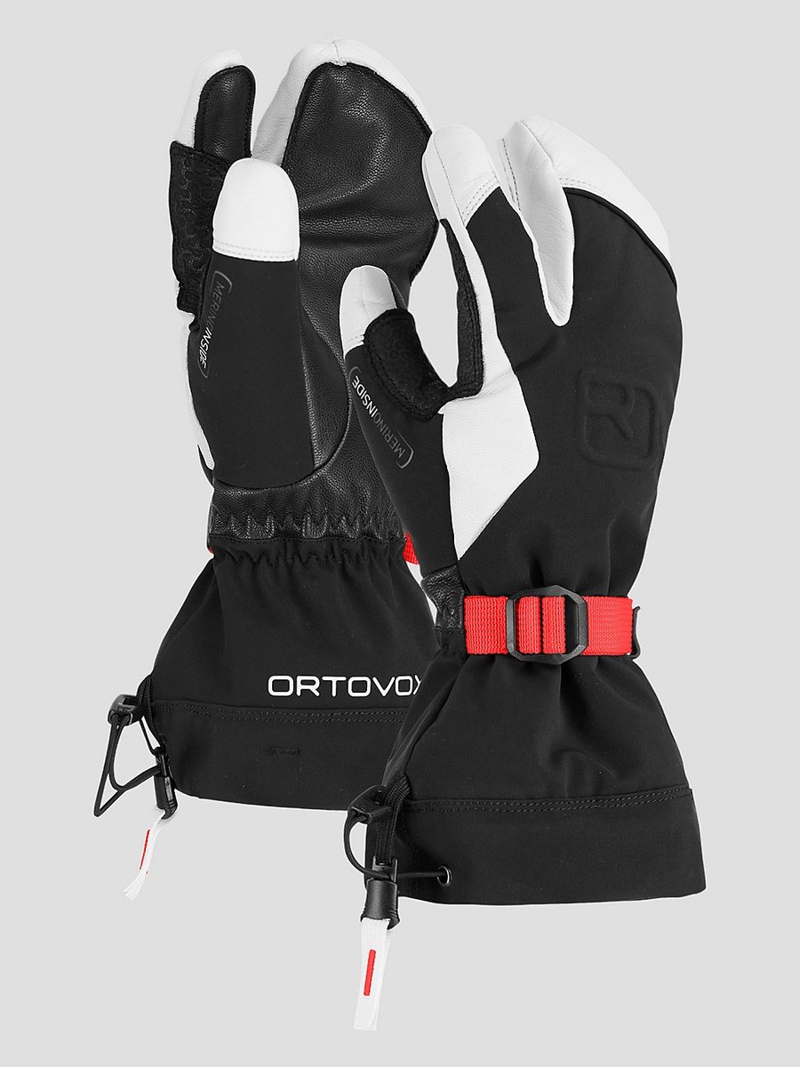 ORTOVOX Merino Freeride Driewanten Dames – -Raven Zwart