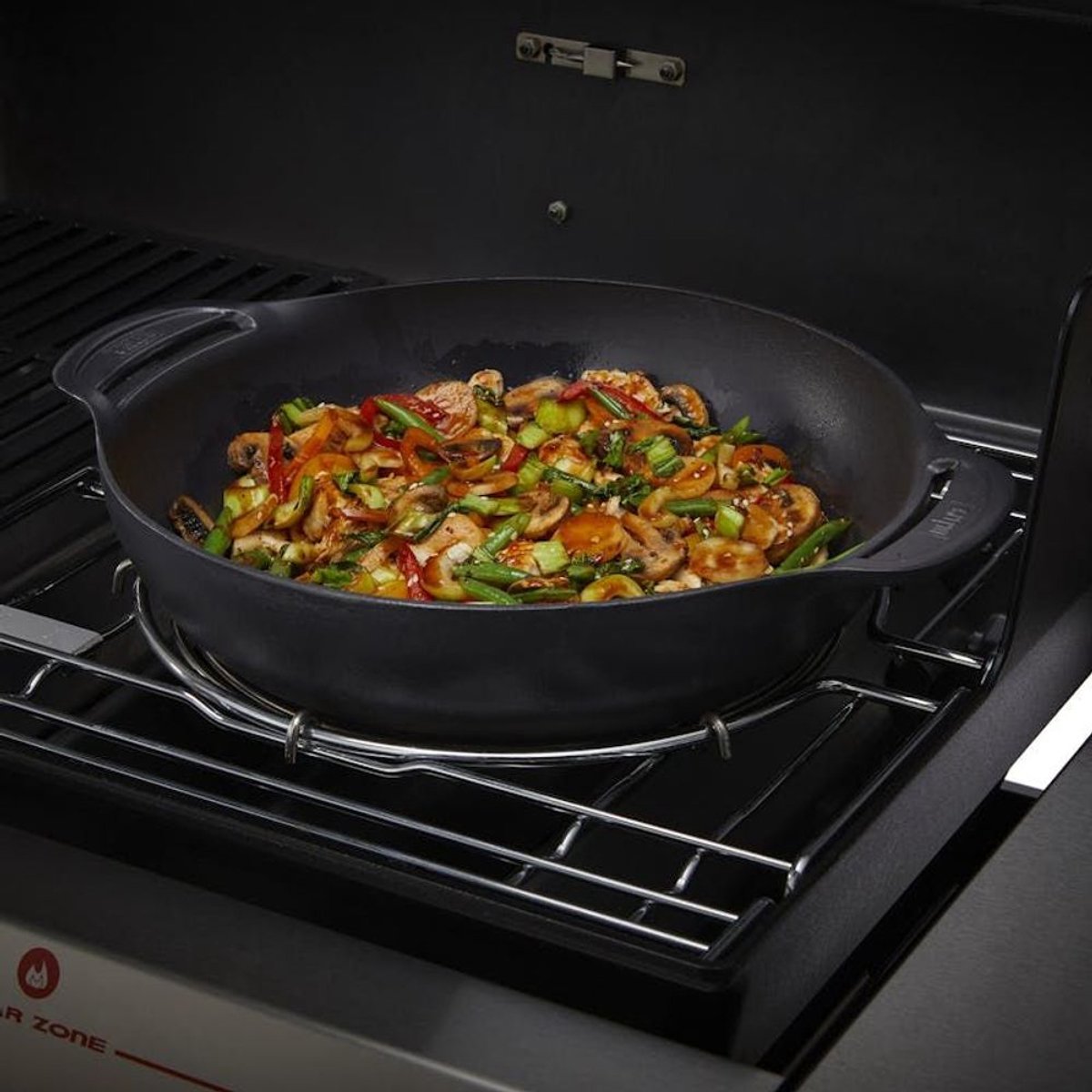 Weber Crafted wok & steamer
