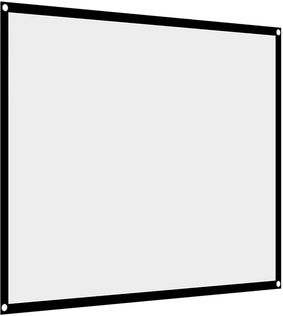 Dailygoods - Draagbaar Opvouwbaar Projectorgordijnscherm 72 inch