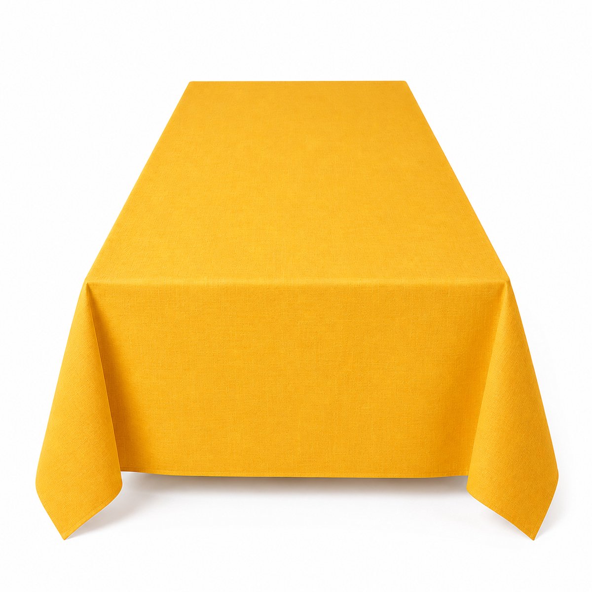 Airlaid Papieren Tafelkleed Geel 160 x 220 cm – Set van 4 – Luxe Linnenstructuur