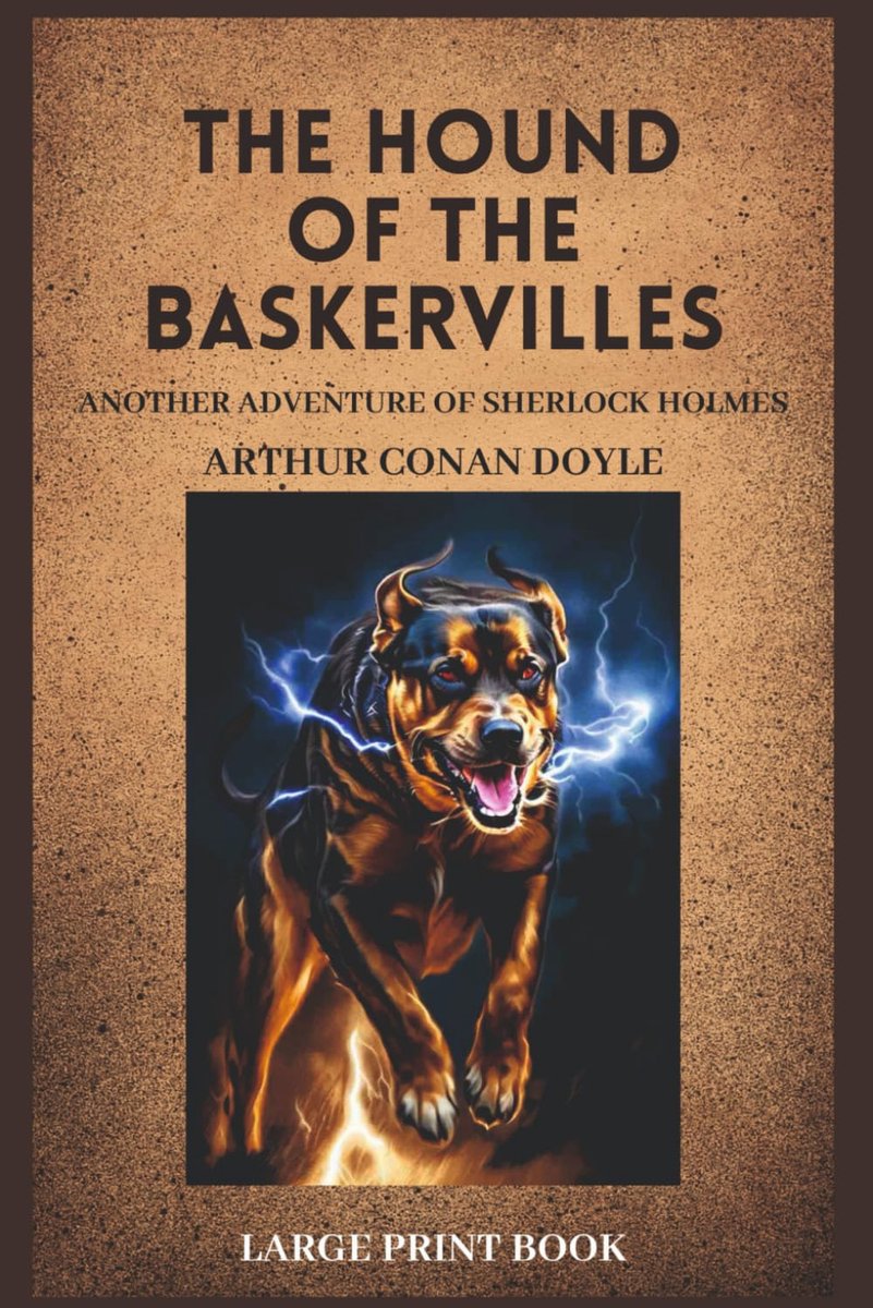 THE HOUND OF THE BASKERVILLES (annotated): Large Print Edition - ShopVlot