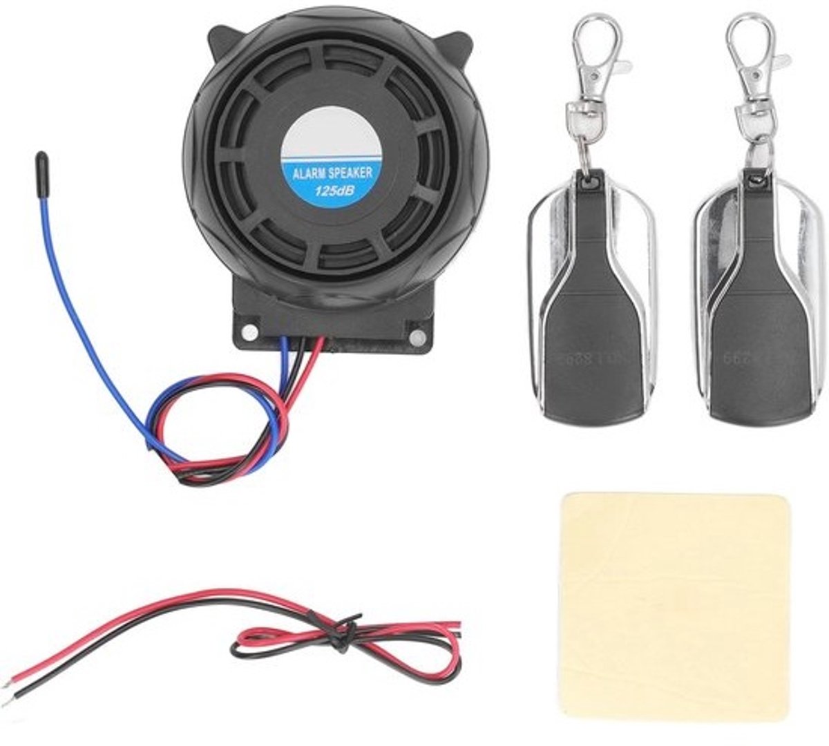 Universeel 12V Motorfiets Alarmsysteem met 2 Afstandsbedieningen - Waterdichte Anti-Diefstal Oplossing voor Motorrijders