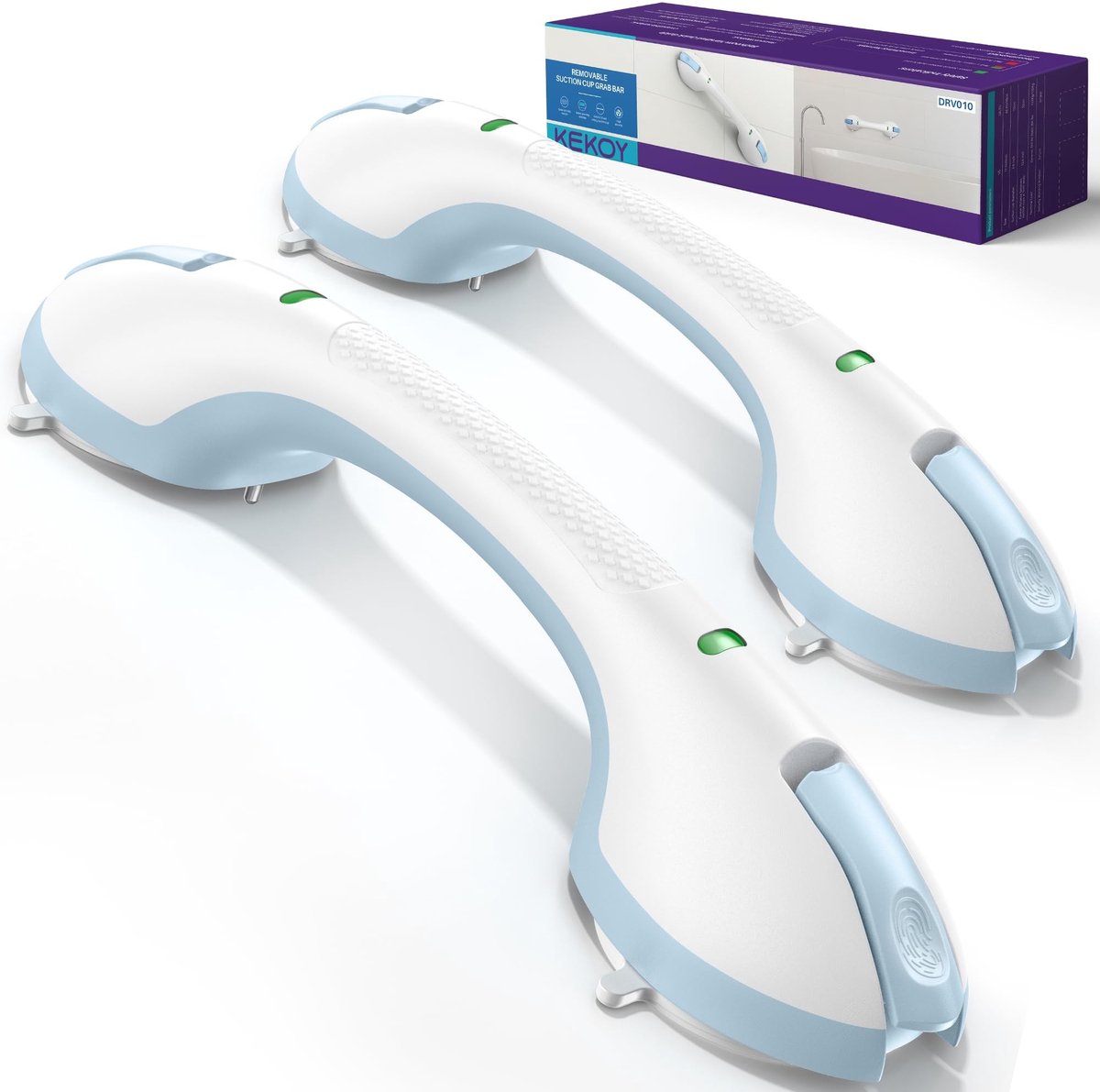 Solidchoice - Wandbeugel met zuignap - Veiligheidsindicator, 44,5 cm