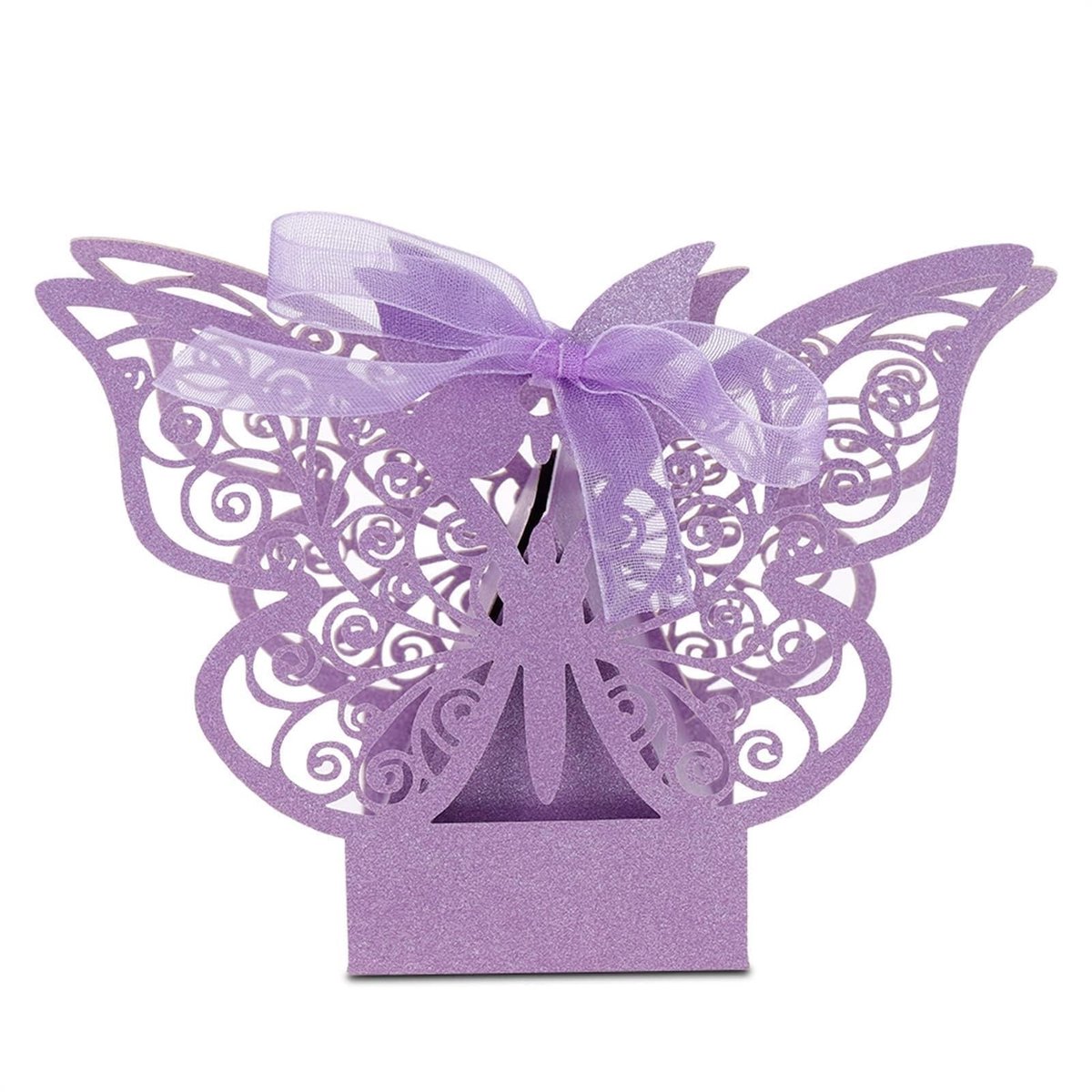 Solidchoice - 100 Stuks Bruiloftsgeschenkdozen met Vlinderontwerp