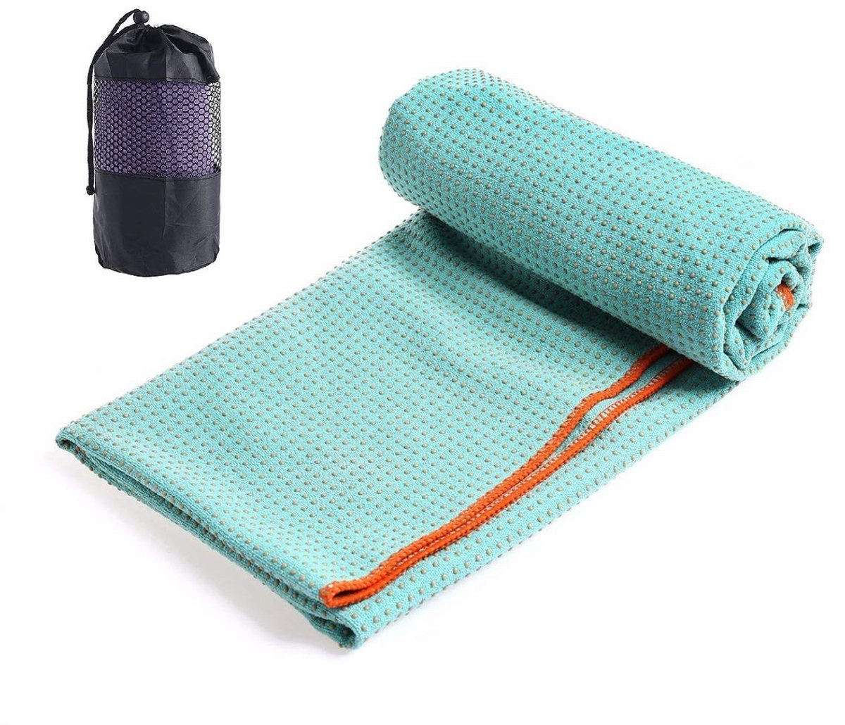 Solidchoice - Microvezel Yogahanddoek met Antislip Noppen 183x63cm