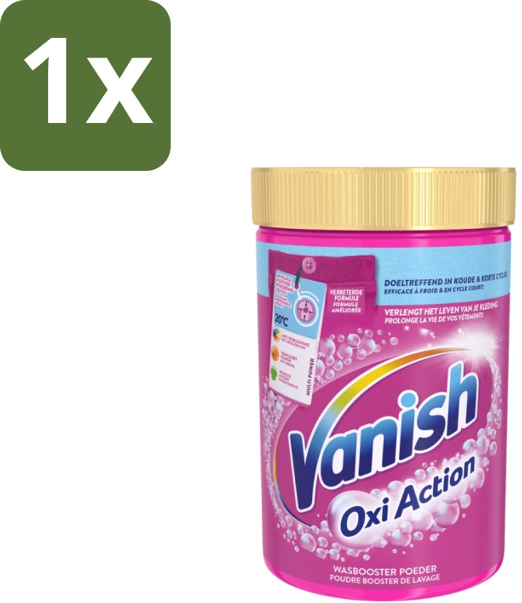 Vanish – Wasbooster Poeder – Oxi Action Gekleurde & Witte Was – 710 g - 1 stuk