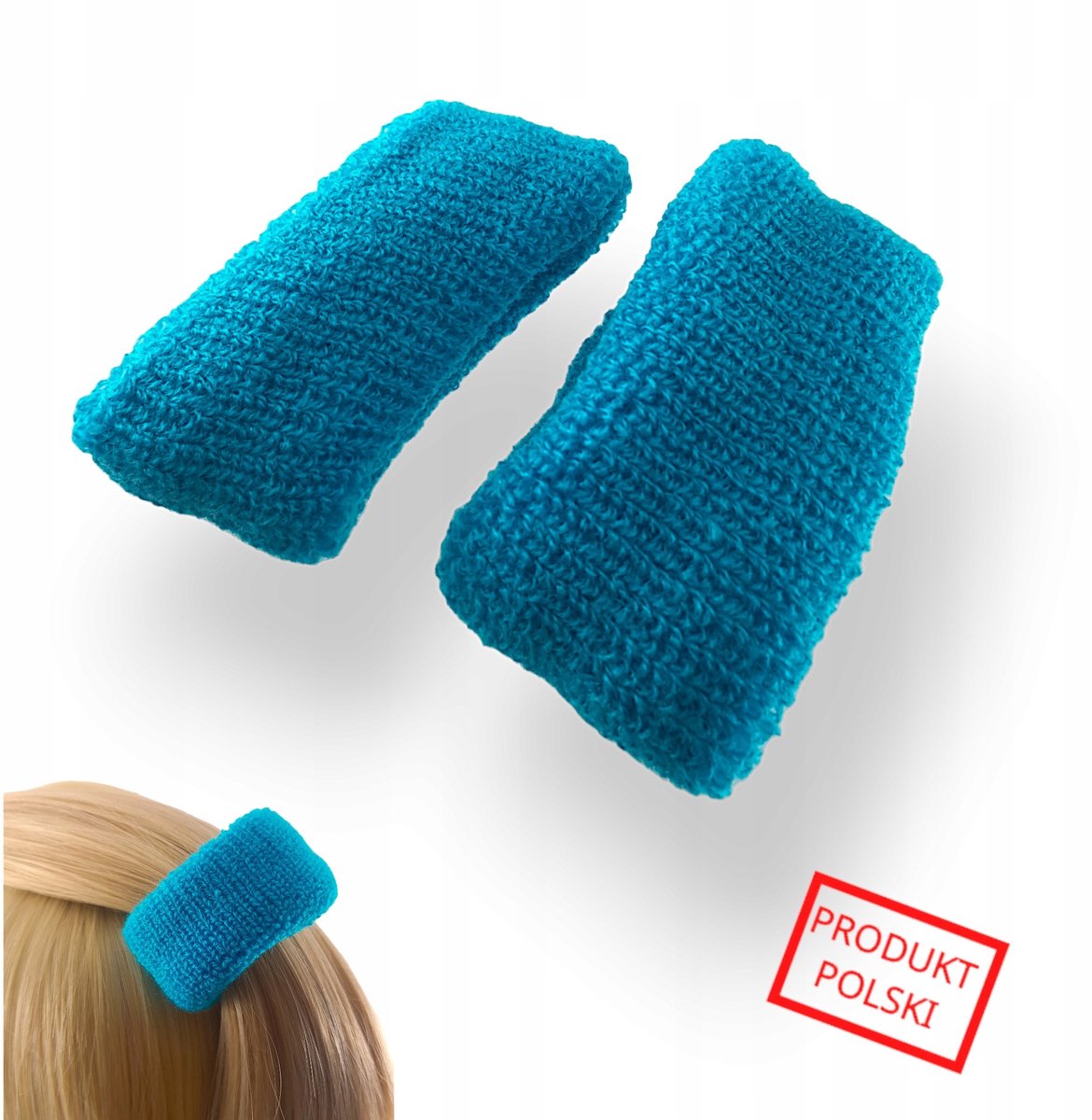 Sportieve Haarbandjes & Polsbandjes - Blauw (2 Stuks)