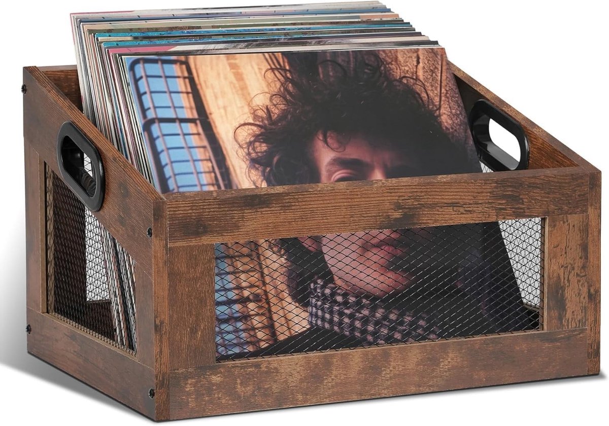 Vinyl Record Opbergstandaard voor 40x30x24cm - Vinyl Platen Box, Album Opslag en Boekhouder