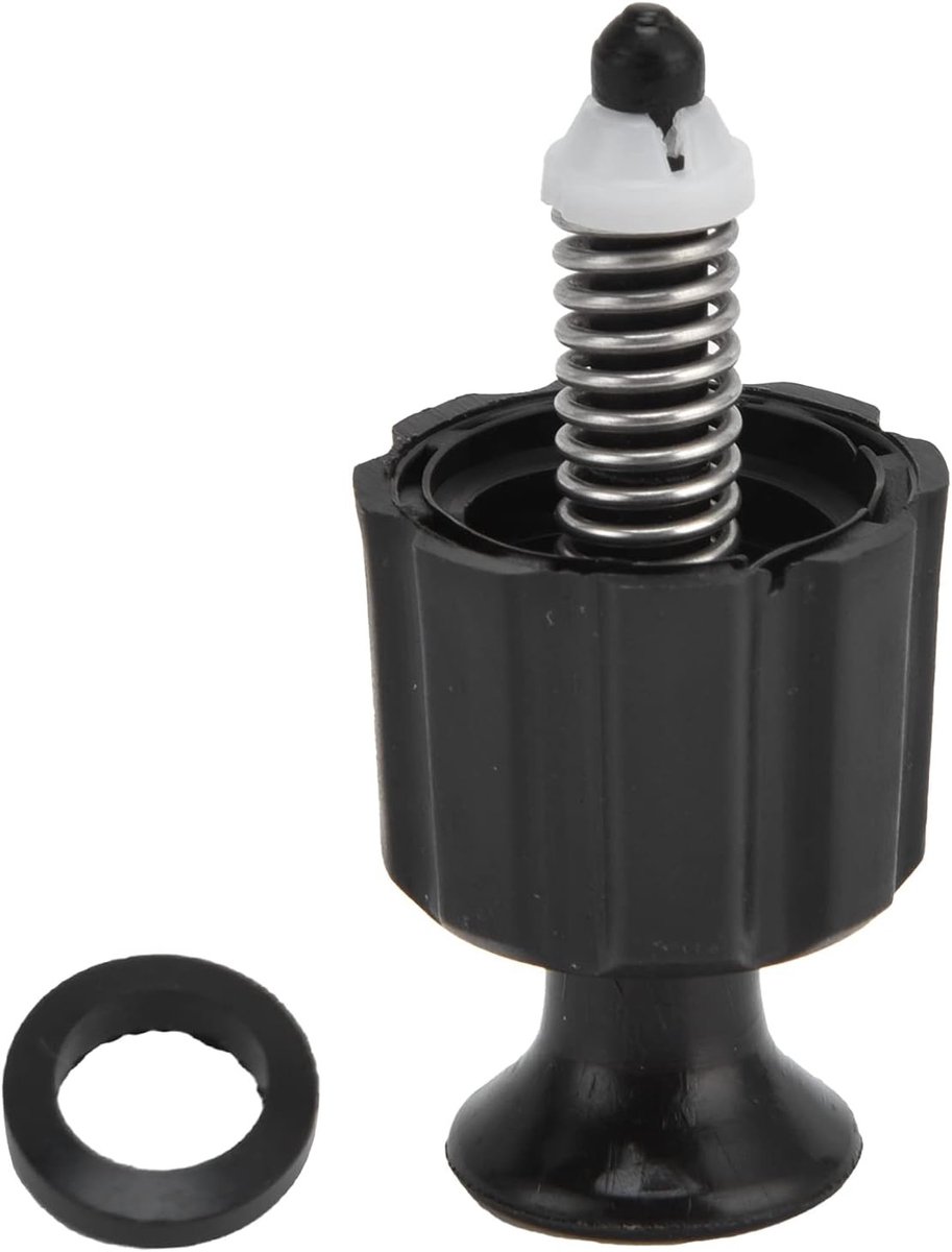 Automatische Veiligheidsventiel voor Rugspuit - Betrouwbaar Drukontlastingsventiel voor 3L, 5L en 8L Spuitapparatuur - 5 cm (Zwart)