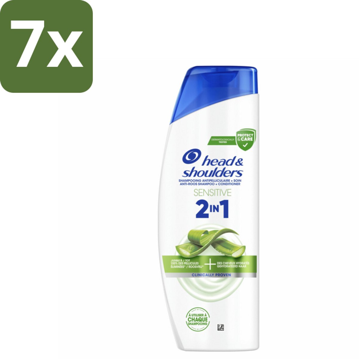 Head & Shoulders – 2-in-1 – Sensitive – 300 ml - Bulkverpakking - 7 stuks