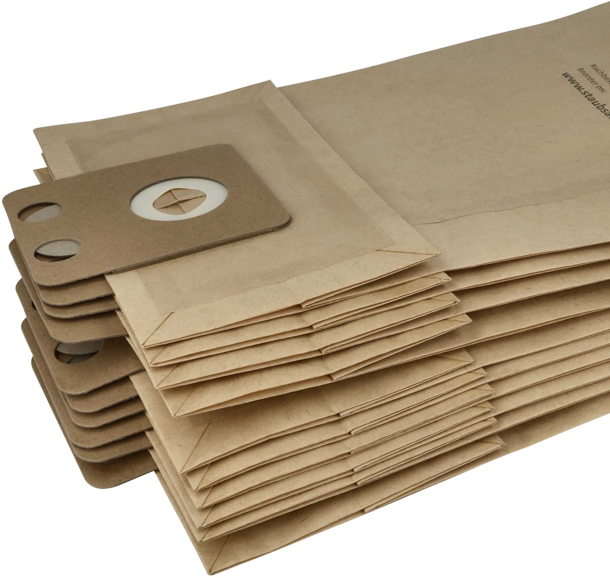 vhbw 30 stuks stofzakken, compatibel met Nilfisk-Alto HDS 1005, 2000 stofzuigers – 45,3 cm x 22,7 cm, bruin