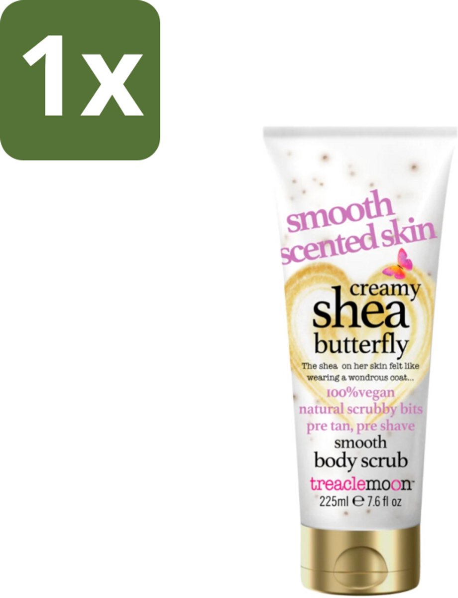 Treaclemoon – Body Scrub – Creamy Shea Butterfly – 225 ml - 1 stuk
