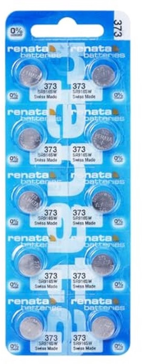 Horloge batterij 373 voor langdurige prestaties