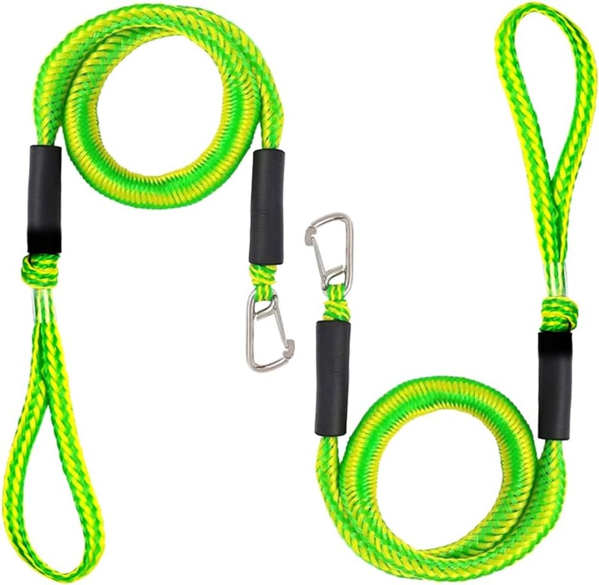 Bungee Docklijnen voor Bootverankering, Set van 2, Ideaal voor Jachthaven en Watersport