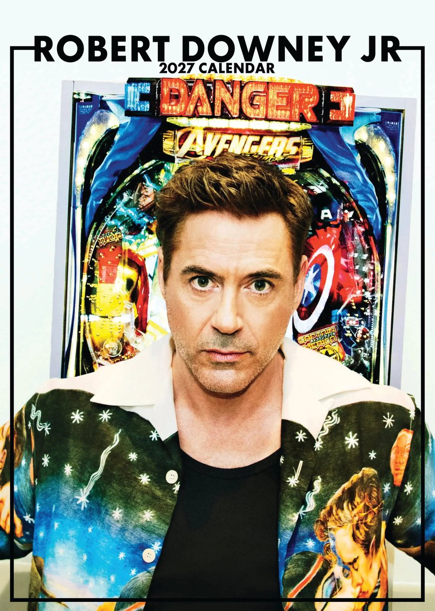 Robert Downey Jr A3 Kalender 2027