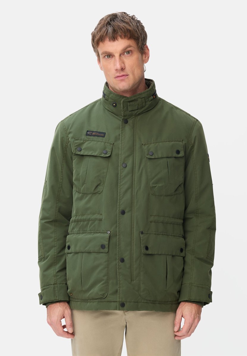 camel active Fieldjack met verstelbare zoom - Maat menswear-XXL - Bladgroen