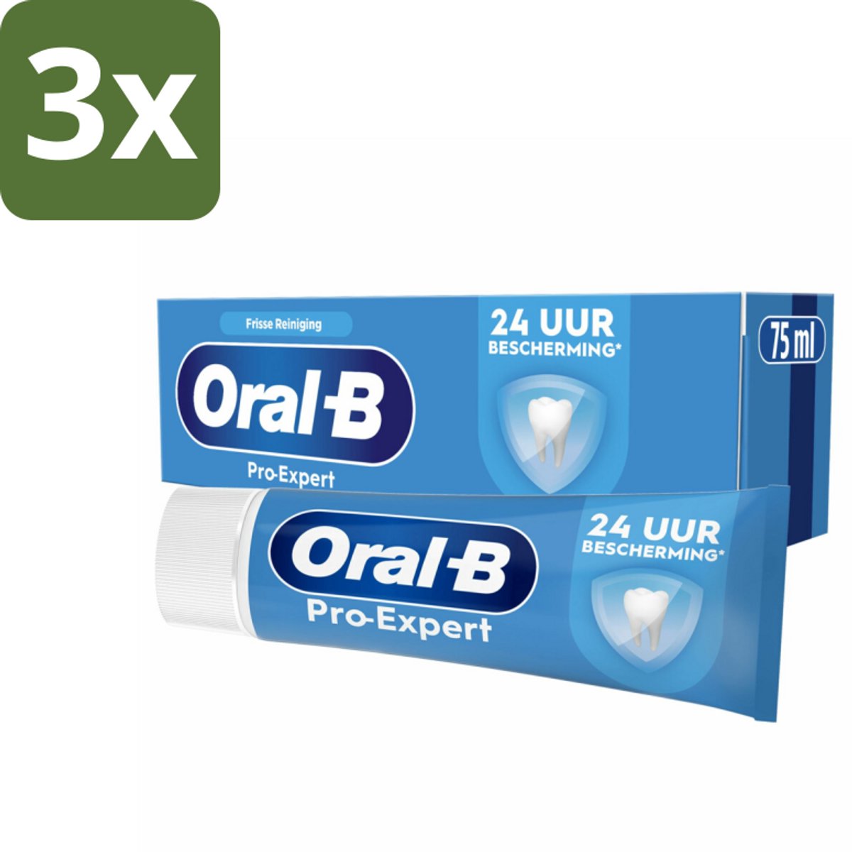 3 x Oral-B - Pro-Expert – Tandpasta – Intense Reiniging – 75 ml - Koffie - Koffiezetapparaat - Koffiezetapparaat