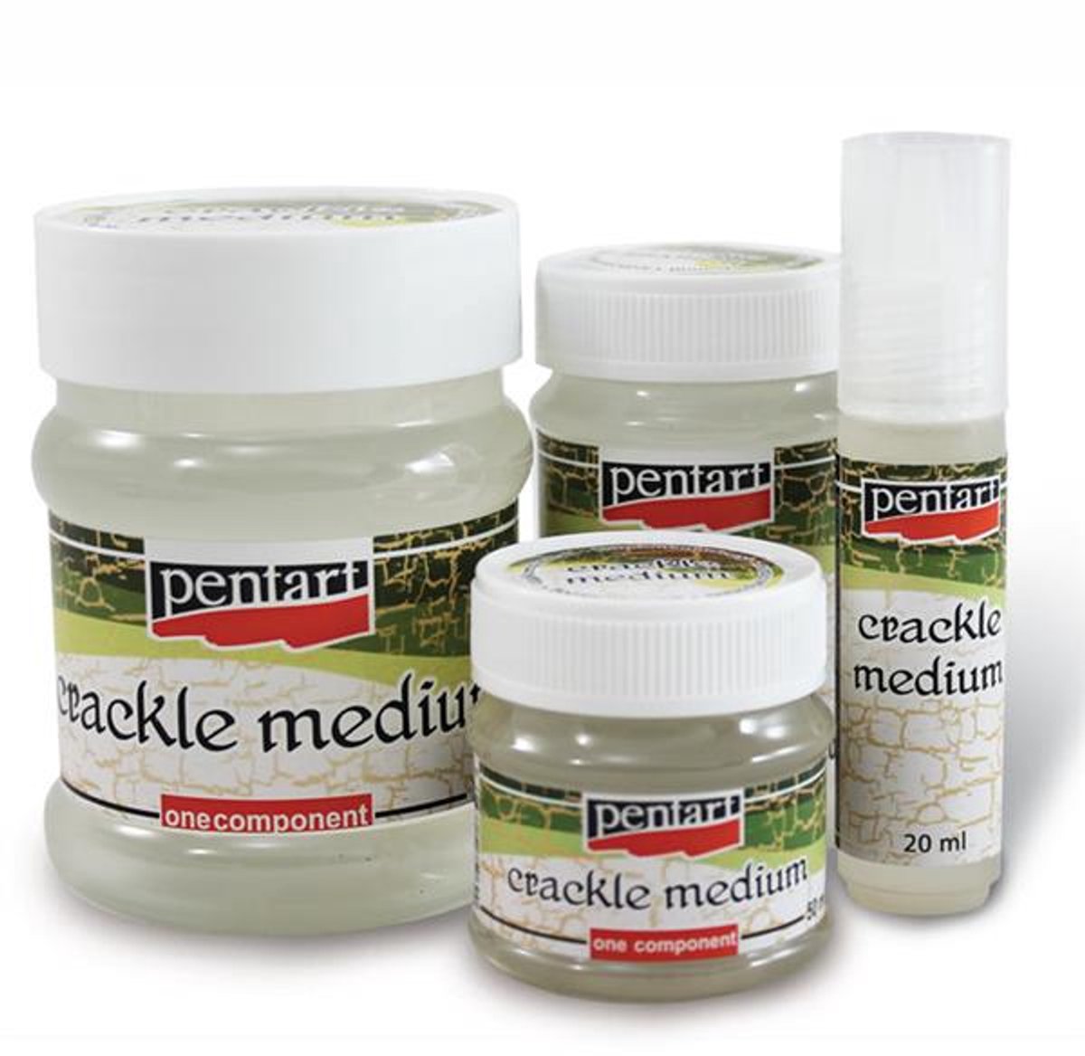 Pentart 1-Step Crackle Medium - 230 ml.