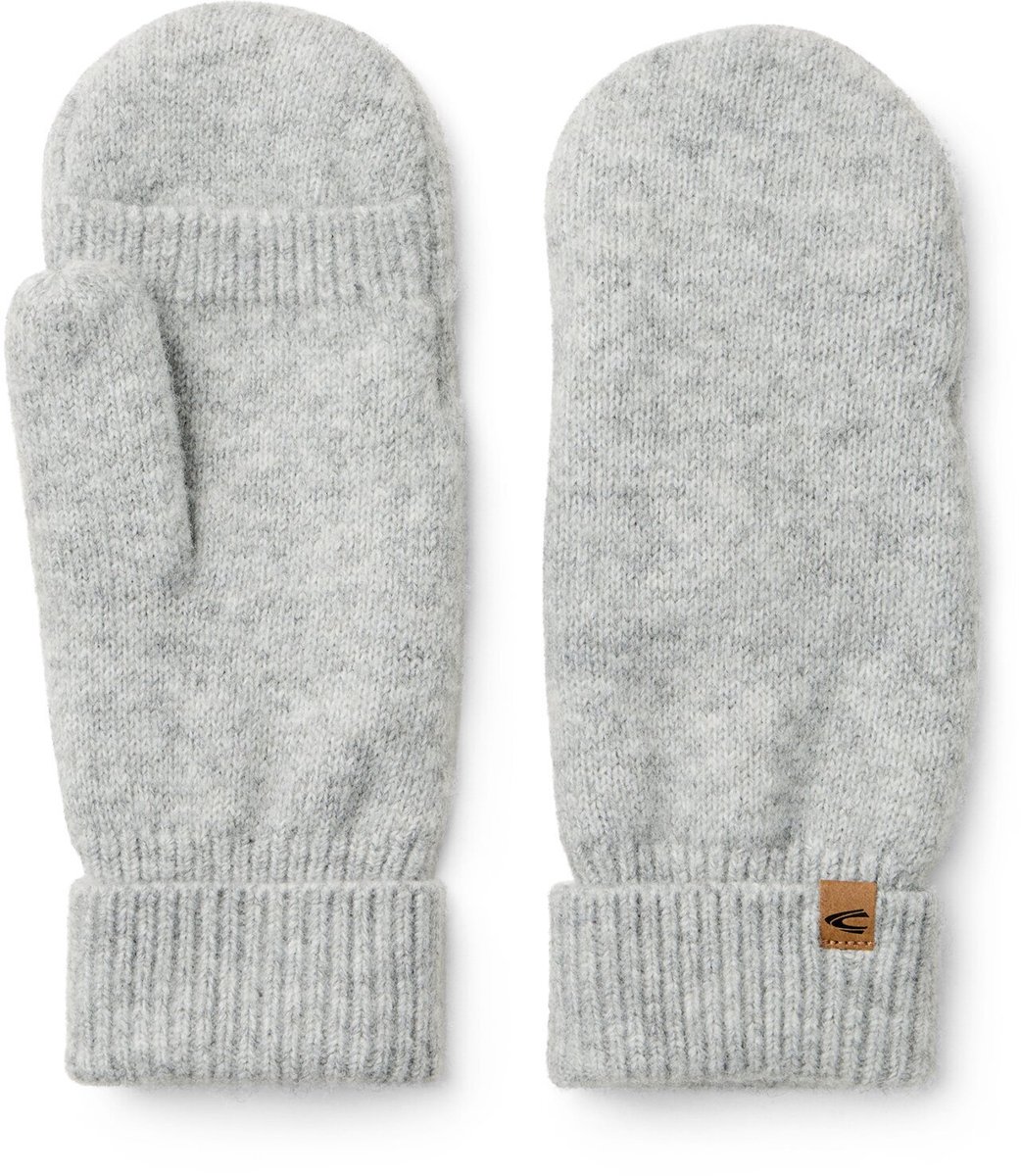 camel active Gebreide handschoenen met fleece-voering - Maat womenswear-S - Grijs