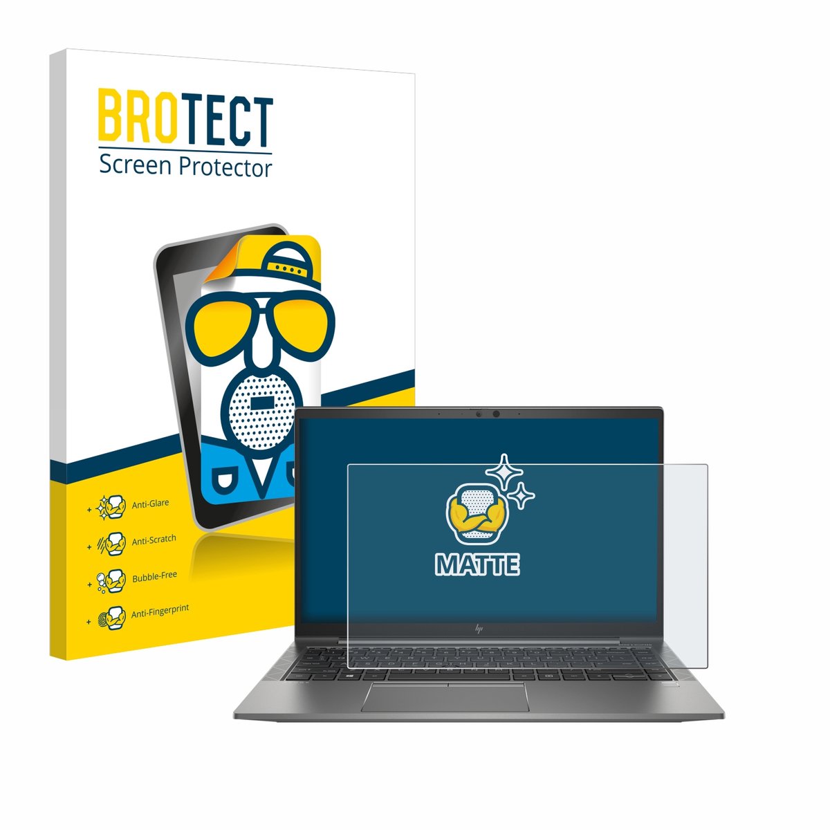 BROTECT - Screenprotector voor HP ZBook Firefly 14 G8 - Folie Beschermfolie matte