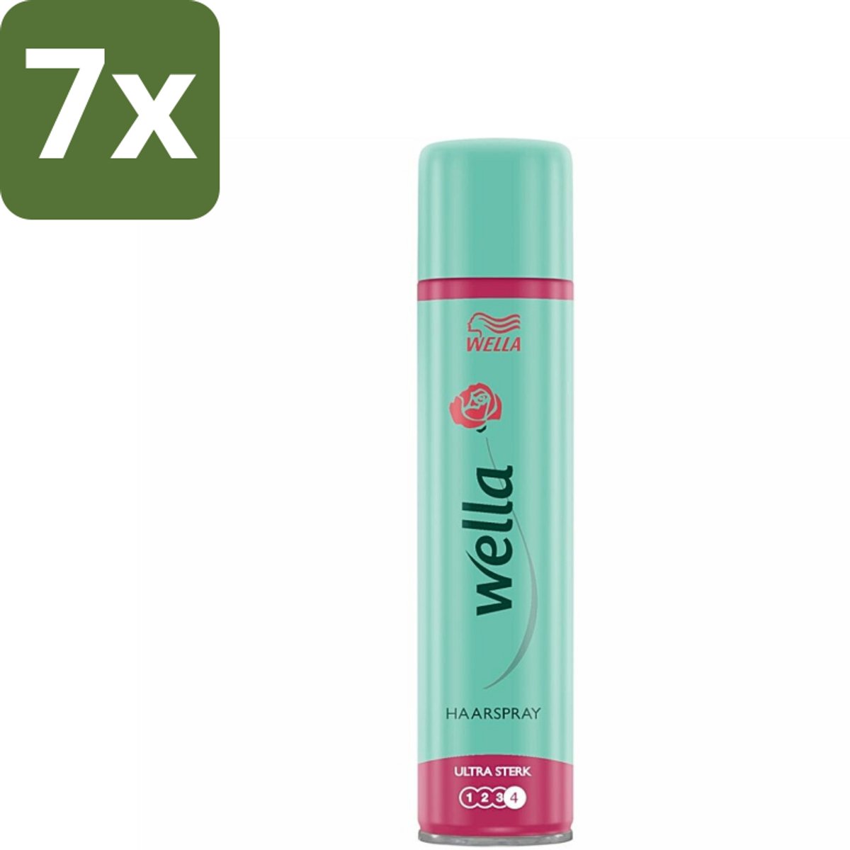 7 x Wella Ultra Strong - Haarspray - 24 Uur Versteviging - Bescherming tegen UV Stralen - 250 ml - Haarspray - Haarspray 24 Uur - Haarspray Met UV Bescherming - Haarspray Voor Volume - Haarspray Voor Langdurige Hold
