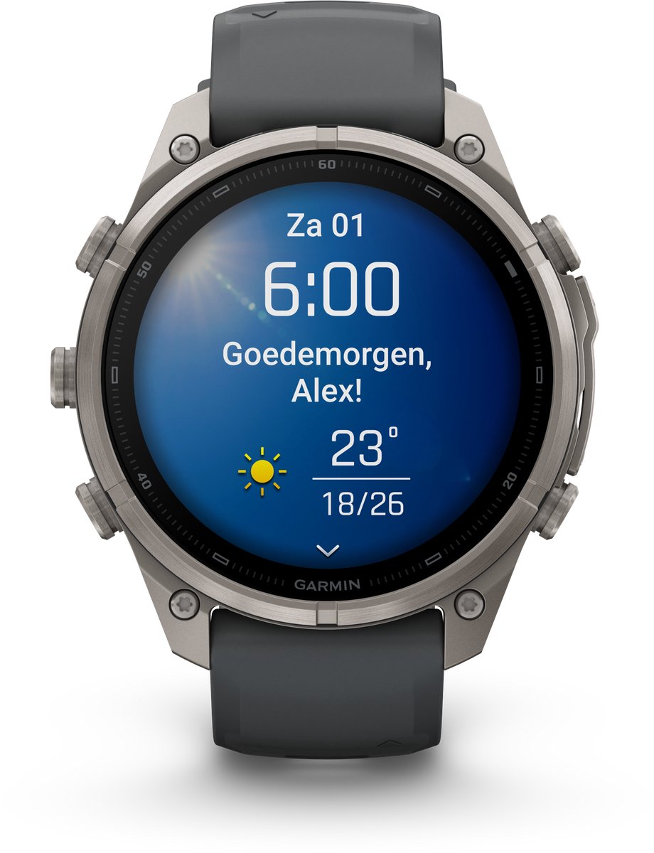 Garmin fēnix 9 Pro - 47 mm - Multisport GPS Smartwatch - 1.4" AMOLED-scherm - Volledig titanium behuizing - Batterijduur tot 18 dagen thumbnail 6