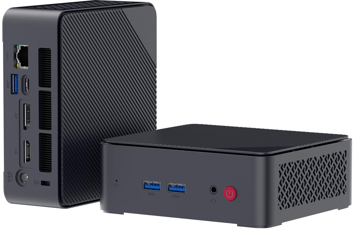 Mini PC AMD Ryzen Embedded R2514 16GB RAM 512GB SSD 4K ondersteuning WiFi 5 Compacte desktopcomputer