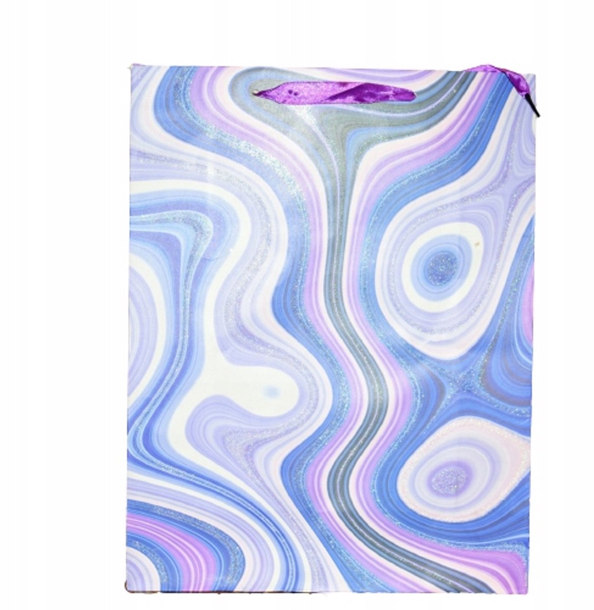 Luxe Cadeautas met Glitter, diverse kleuren, 31x40x12cm