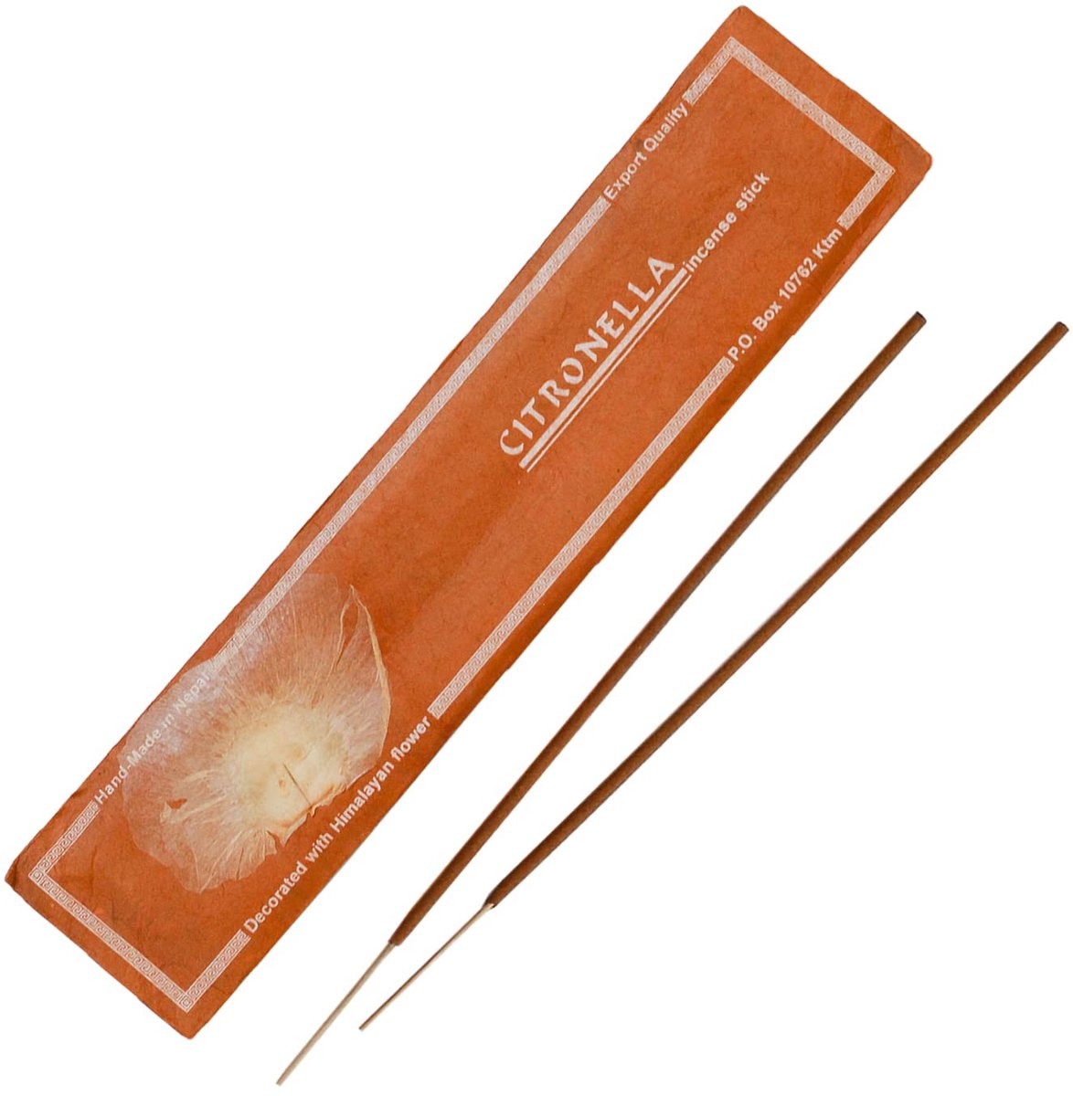 Elzusha - Premium Citronella Incense Sticks 100% Natuurlijk 15 Stuks