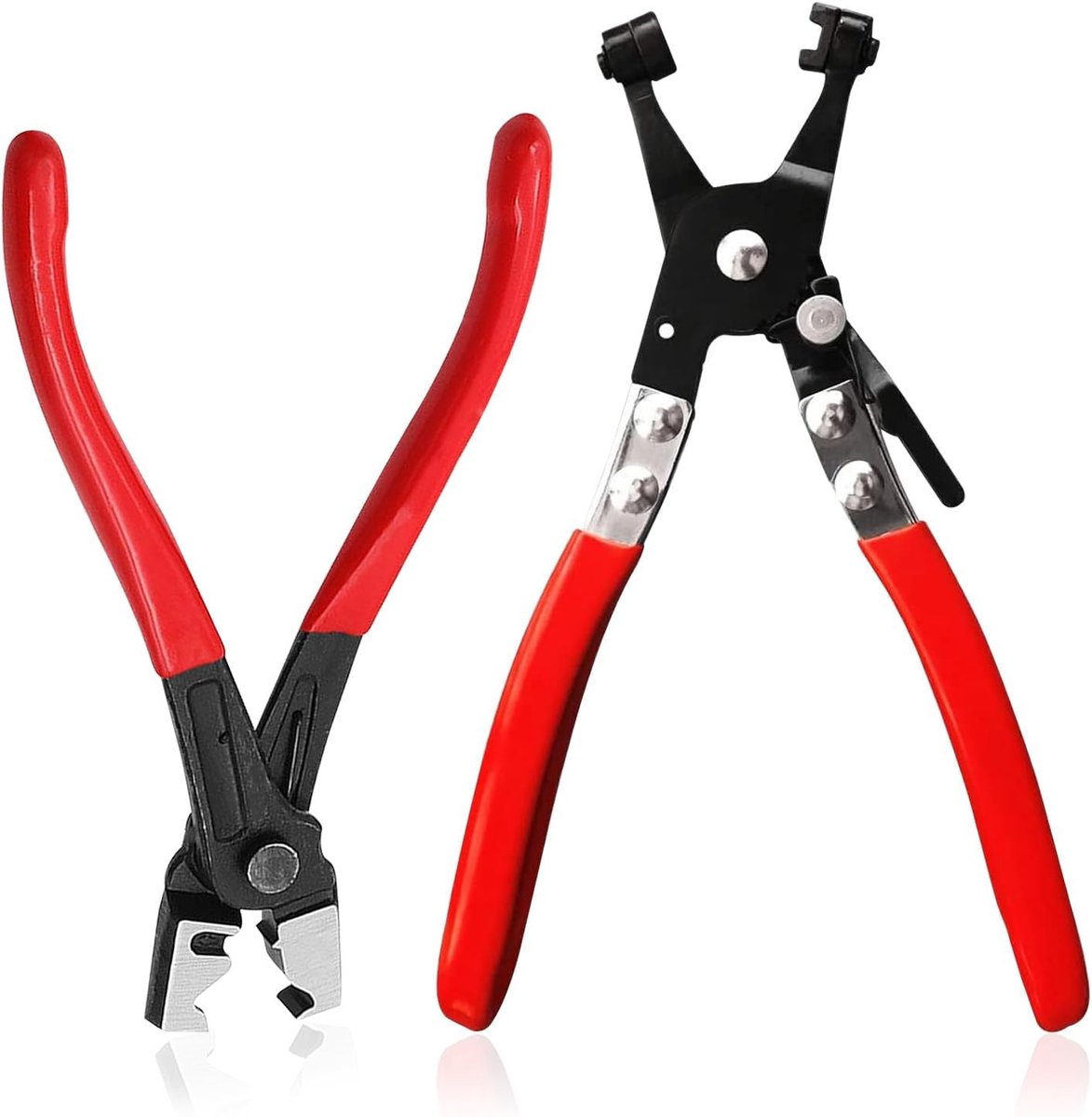 Slangklemtang - Rood - 7 inch - Stalen Slangverwijderaar voor Verwarmingsolie en Waterleidingen