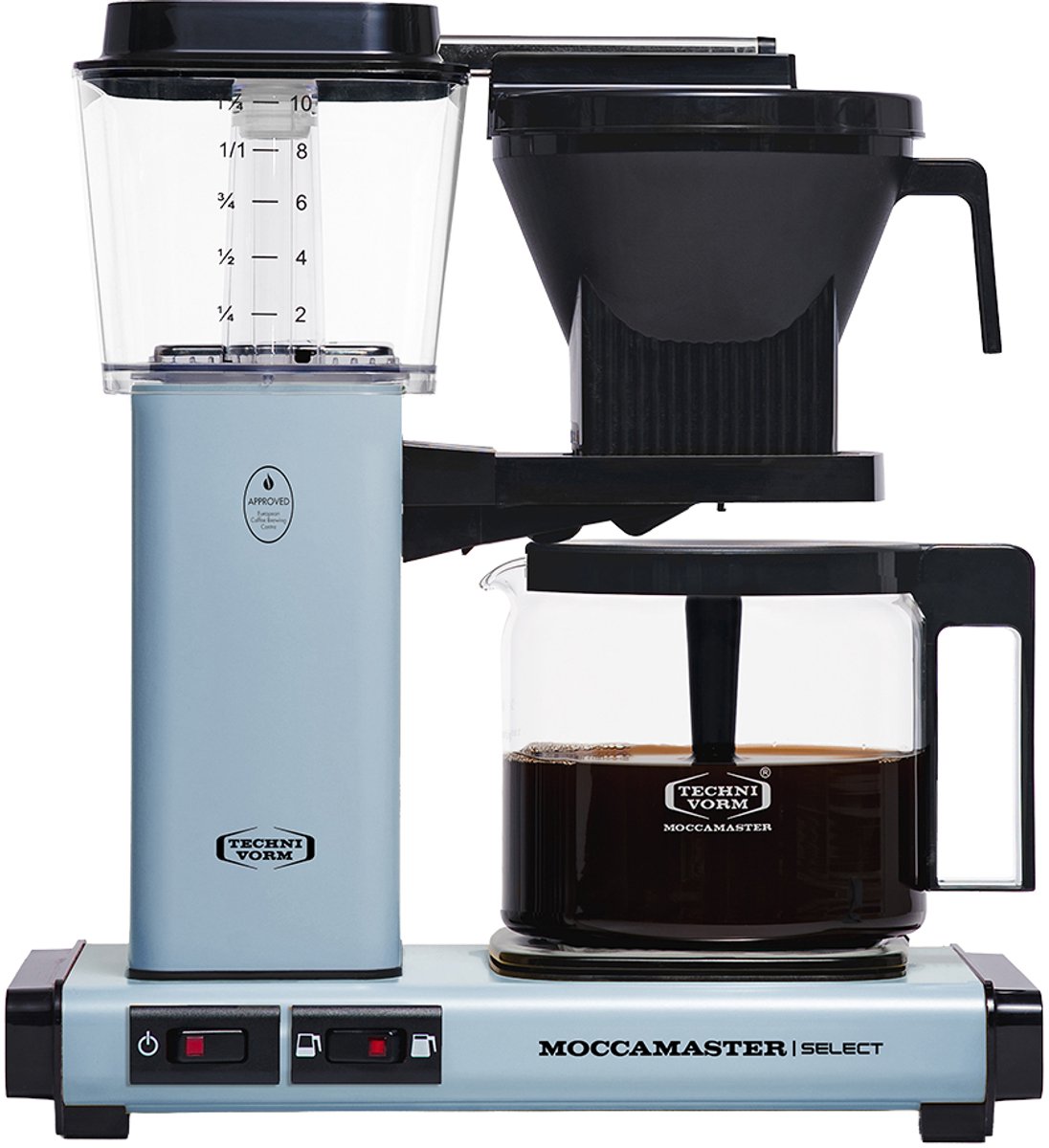 Moccamaster KBG Select - Filterkoffiezetapparaat - Baby Blue - 5 jaar garantie
