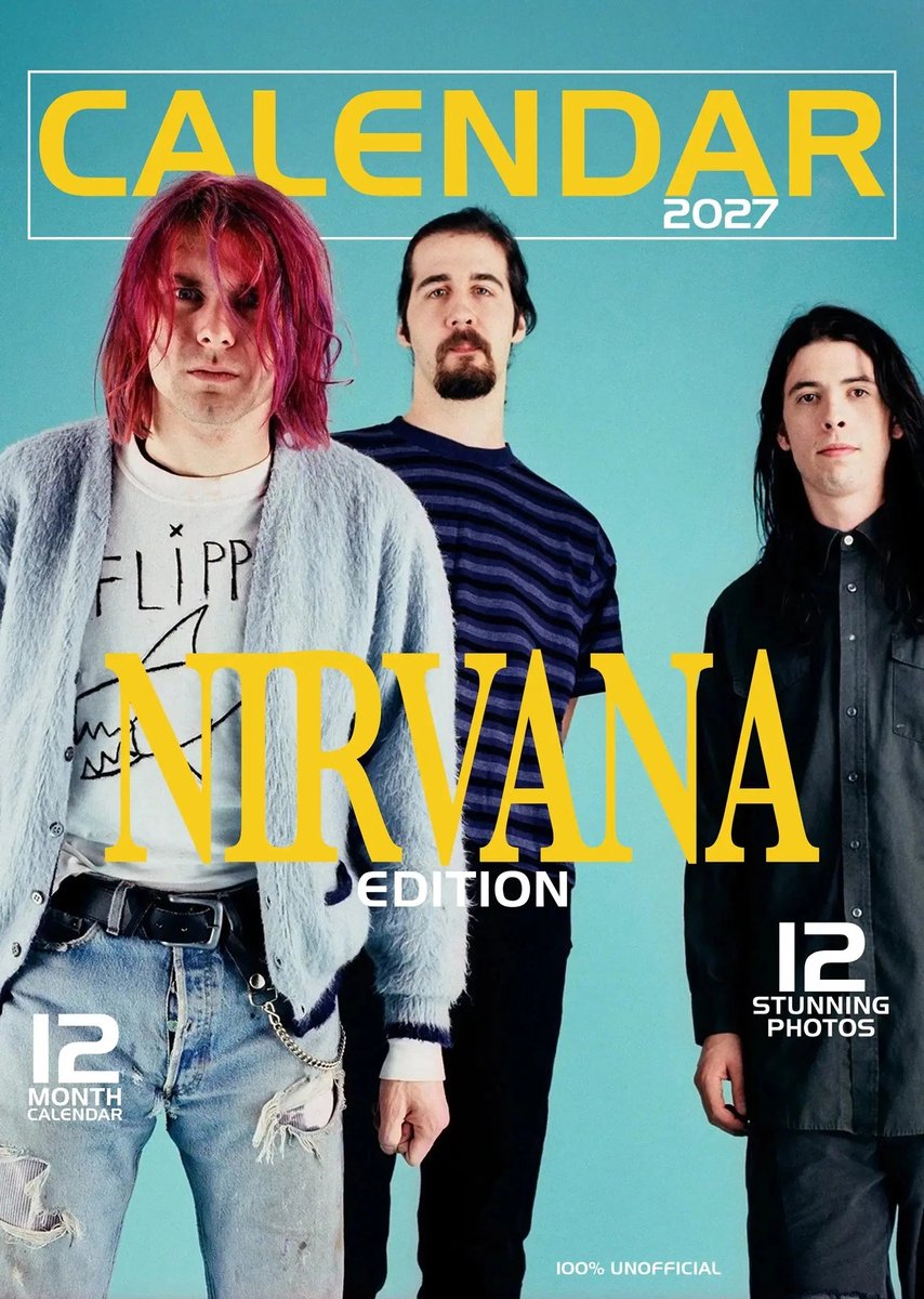 Nirvana A3 Kalender 2027