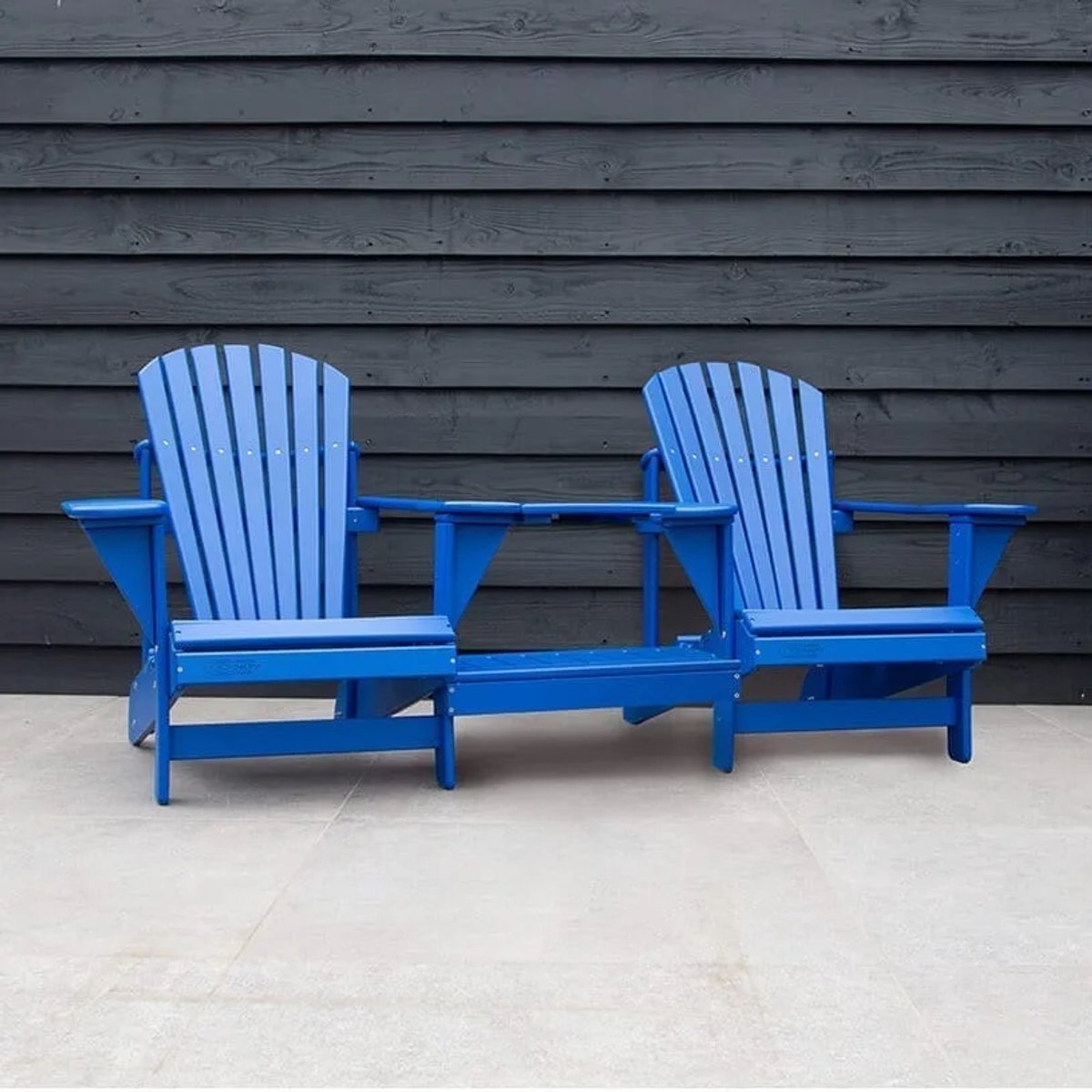Originele Adirondack Tete-a-tete Tuinbank | Kunststof | Donkerblauw | 10 jaar garantie | Binnen 2-5 werkdagen geleverd | Canada Comfy Chair