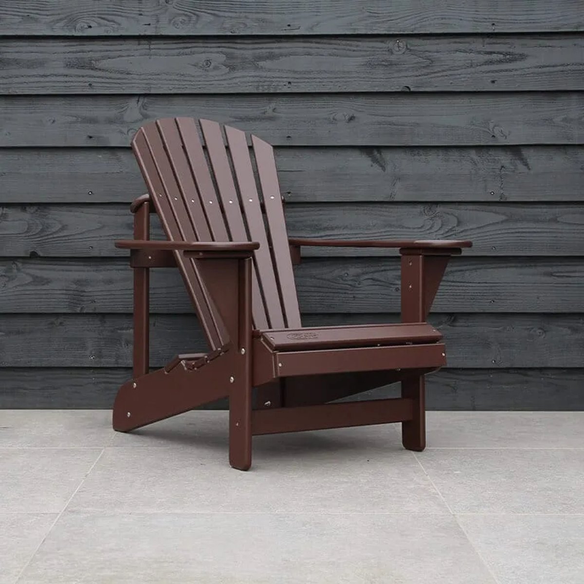 Originele Adirondack Tuinstoel | Kunststof | Donkerbruin | 10 jaar garantie | Binnen 2-5 werkdagen geleverd | Canada Comfy Chair
