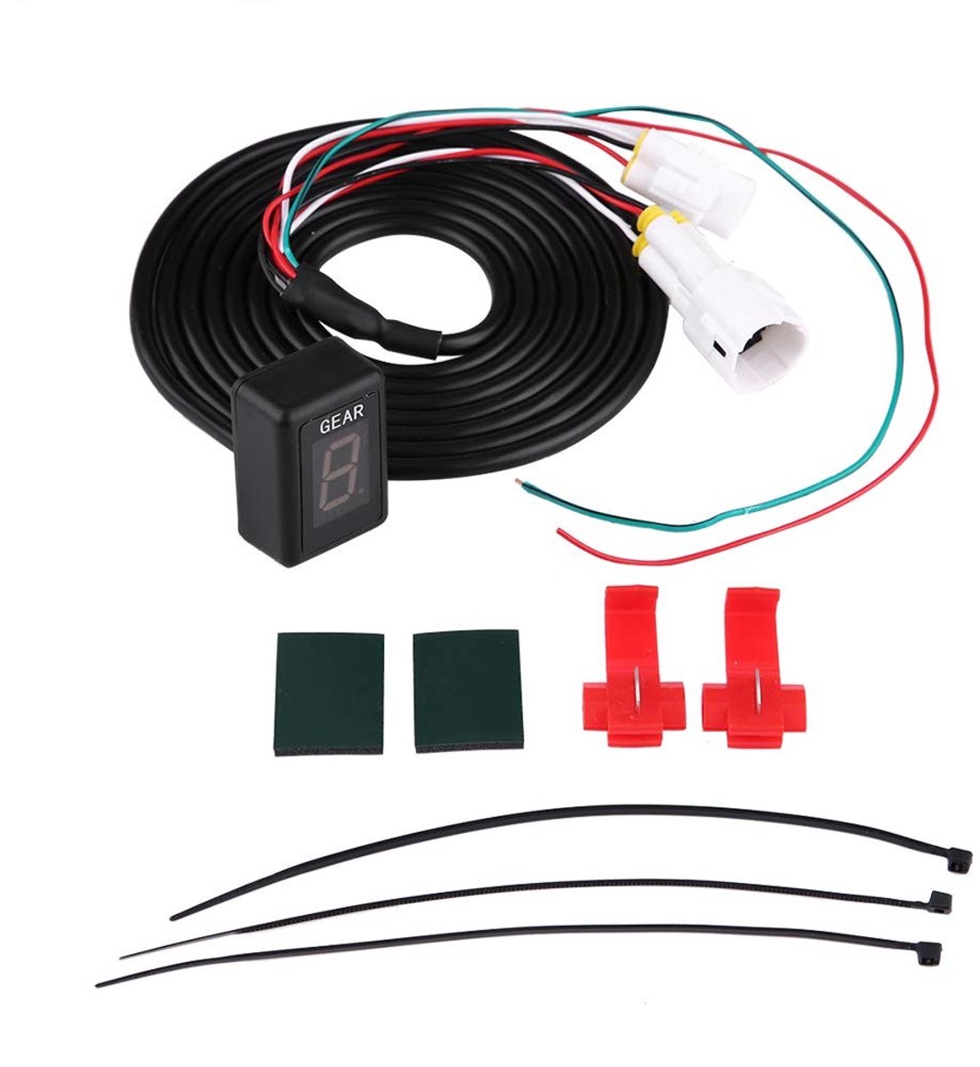 Digitale Snelheidsmonitor voor Motoren, 6 Versnellingen, LED Scherm, Waterdicht, ECU Aansluiting, Motorrijders Accessoire